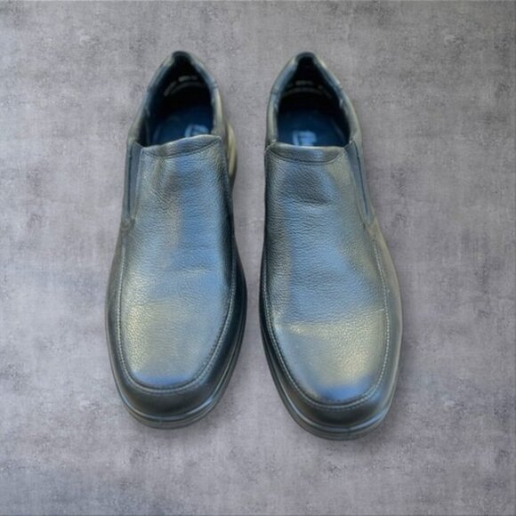 Size 13 / 46 Black Super Comfy Slip-on Shoes. In Very Good Condition. - Picture 3 of 7